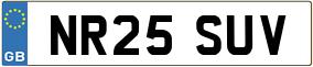 Truck License Plate